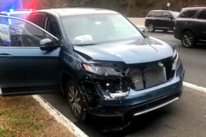 SUV Hits Deer On Busy Northbound Route 17