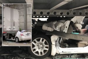 Miracle: Driver, 20, Survives Horrific Tractor-Trailer Crash On Route 287 In Mahwah