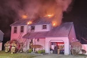 Firefighters Battle Blaze At Gloucester Home