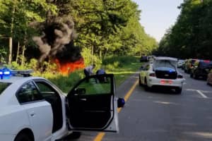 PIP Fatal: Civilian Pulls Fort Lee Man From Car In Fiery Alpine Crash