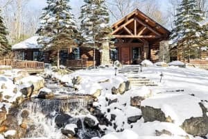$4M Leverett Log Cabin Perfect For Yogis, Yuppies Up For Sale