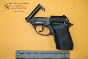 Two Nabbed With Defaced Gun During Area Traffic Stop, Police Say