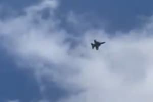 F-16 Fighter Jet Makes Emergency Landing At Atlantic City Airport (DEVELOPING)