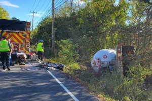 Evacuation Orders Issued After Propane Truck Overturns In Bucks County