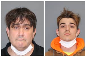 Father/Son Charged In CT Burglary After Fleeing By Crashing Through Garage Door With Vehicle