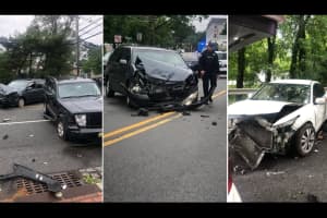 New Milford PD: Medical Episode Causes 5-Vehicle Chain-Reaction Crash Near River Edge