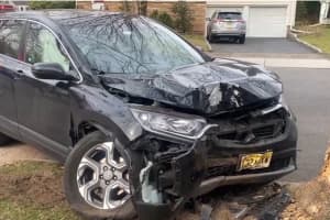 SUV Versus Tree In Ridgewood: Driver, 17, Injured