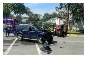 HEROES: Driver Extricated, Another Cited After SUVs Collide In New Milford