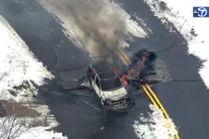 Driver Incinerated By Fire From Live Downed Wire In Franklin Lakes