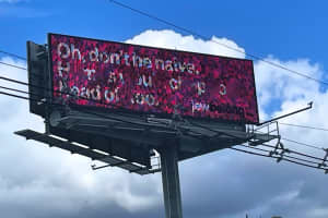 Anti-Hamas Message On Electronic Billboard Over Route 80 Prompts Hundreds Of Calls To Police