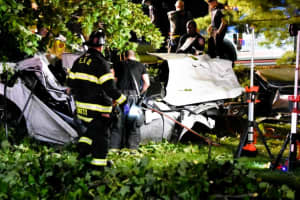 Alpine Driver, 44, Killed In Crash Outside CNBC Campus In Englewood Cliffs