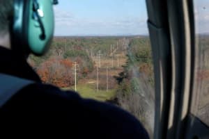 Eversource Inspects Power Lines From Air While Prepping For Next Nor'easter