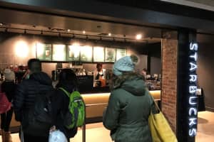 Starbucks Opens Store At Newark Penn Station