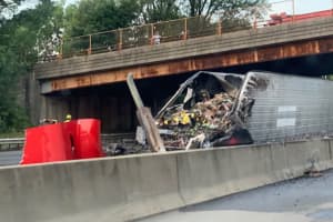 Tractor-Trailer Crash Causes Hours-Long I-95 Delays In Darien