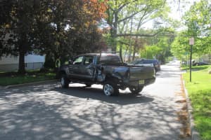 Jeep Slams Into Pickup Truck In Hawthorne