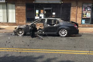 PHOTOS: No One Hurt In Hawthorne Sedan Explosion