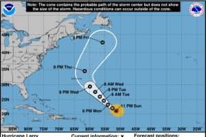 'Lumbering' Larry Looks Like He'll Be Losing Steam, Hurricane Center Reports
