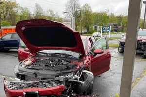 Jeep At Danbury Road Auto Dealership Hit During Two-Vehicle Crash
