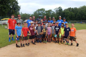 Yankees' Shortstop Didi Gregorius Visits Somers' Summer Trails Day Camp