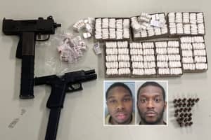 Just-Released Prison Pair Busted In Paterson: 4,150 Heroin Folds, Two Handguns Guns Seized