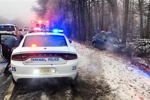 Palisades Parkway Police Respond To Half-Dozen Crashes, Entrapment In Snow