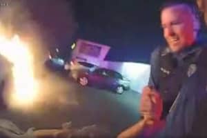 BODYCAM: Video Shows Ridgefield Park Police Heroes Rescuing Trapped Driver From Burning Sedan