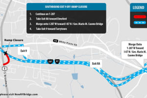 Lane, Ramp Closures To Affect New Tappan Zee Bridge