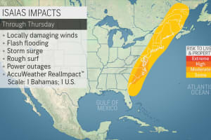 Tracking Isaias: Strong Winds That Could Cause Power Outages, Possible Tornadoes Among Threats
