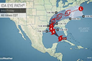 Hurricane Ida Barrels Toward Gulf: Here's How Much Rainfall Storm Could Bring To Northeast