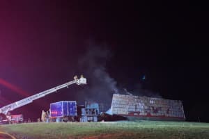 Fire Destroys Barn, Another Structure At Red Hook Business