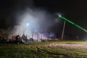 Equestrian Barn Destroyed By Blaze In Charles County: Fire Marshal