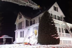 Fire Crews Battle Tricky Blaze, Bitter Cold In Carroll County