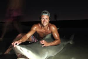 Photos: Massive, Near 400-Pound Bull Shark Caught Off Long Island Coast
