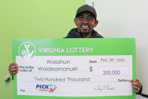 Arlington Man Wins $200K Playing VA Lottery