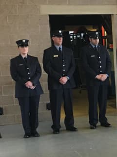 Norwalk Fire Department Swears In New Officers, Promotes Another