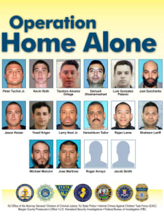 'Operation Home Alone': 16 Nabbed, Including Ridgewood Officer, Trying To Meet Kids For Sex