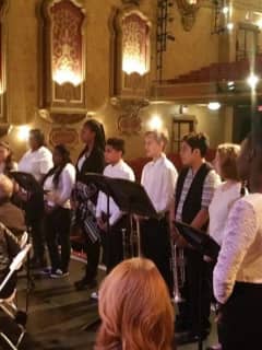 Peekskill High Band Performs For Chamber Breakfast