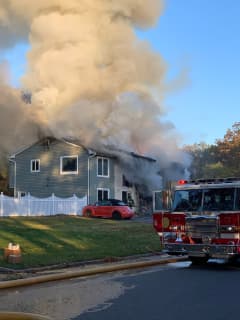 Raging House Fire Causes Extensive Damage To Long Island Home