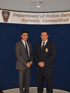 Norwalk Police Department Celebrates Two Promotions