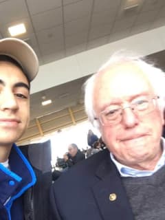 Upper Saddle River Native's Son Snaps Selfie With Bernie Sanders