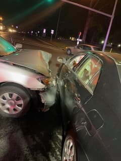 PHOTOS: 5 Injured In 2-Car Crash At Hunterdon County Intersection