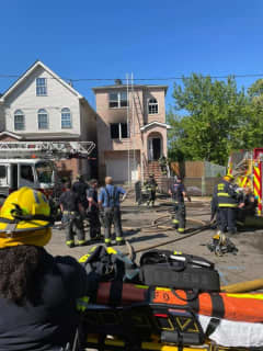 Crews Battle Elizabeth House Fire