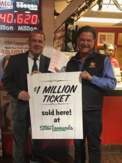 $1M Mega Millions Ticket Sold At Area Stew Leonard's