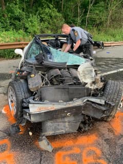 Drivers Freed From 2 Car Wreck In Delaware County