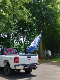 Pickup Truck Displaying Confederate Flag Sparks Concern In New Canaan