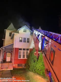 Reading Family Displaced Following Late Night Roof Fire In 2.5 Story Home