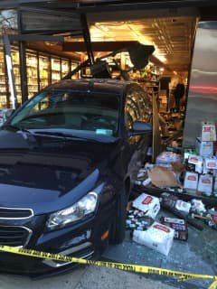 Car Slams Through Popular Westchester Grocery Store Beer Section