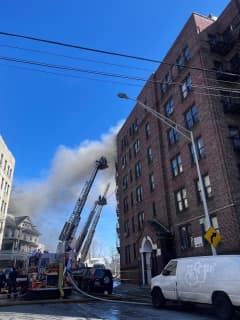 Four-Alarm Fire Breaks Out At Apartment Building In Yonkers