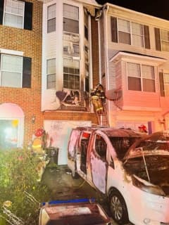 Vehicle Fire That Spread To Maryland Townhomes Set Intentionally: Officials