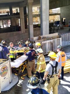 Injured Construction Worker Rescued By Stamford Firefighters